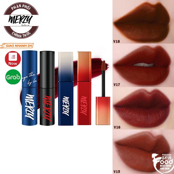 [Pre-Order] [Ver Noir] Son kem siêu lì, siêu mịn Hàn Quốc Merzy The First Velvet Tint
